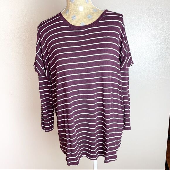 Dolan Left Coast Collection Ruffled Sleeve Tee‎ XL - Picture 1 of 7